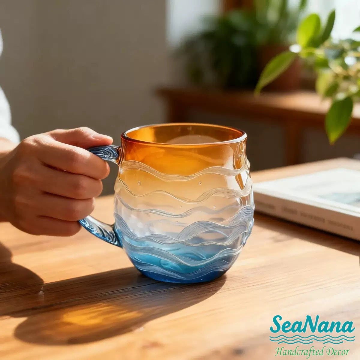 🎄Christmas Best Gifts🎁 from Sea Sunset🌅 Wave Artisan Mug