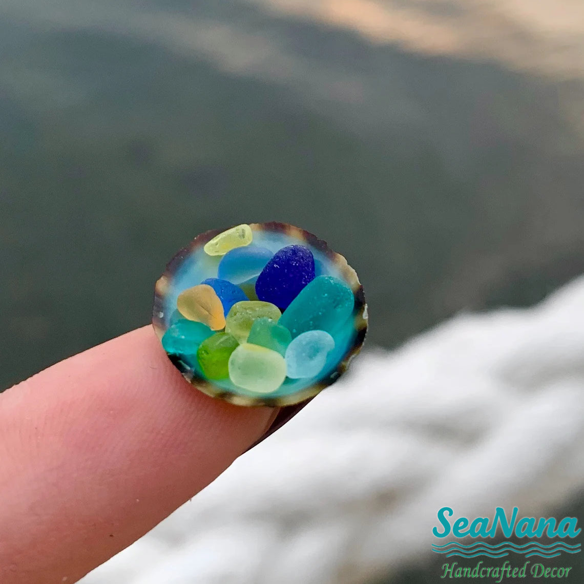 Floating Sea Glass Necklace