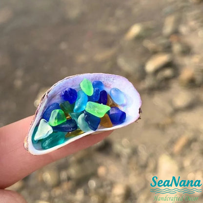 Floating Sea Glass Necklace