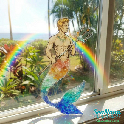 🌊Sea Glass Mermaid Pendant