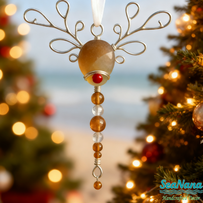 🎄 Early Christmas Deal — Save Up to 30%! — Handcrafted Sea Glass Christmas Ornament