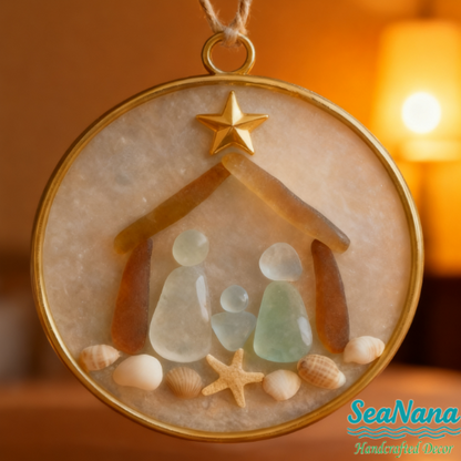 Coastal Nativity Ornament