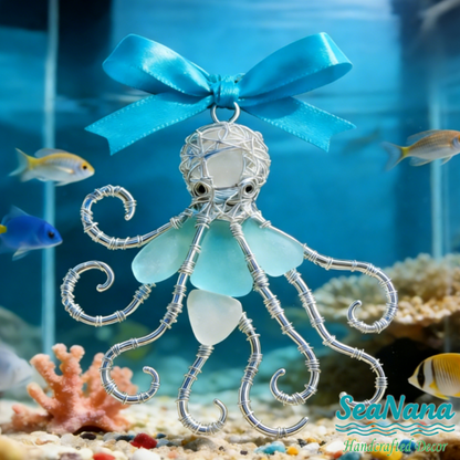 🔥Hand-Wrapped Sea Glass Collection💎Timeless Coastal Art