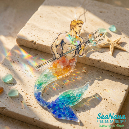 🌊Sea Glass Mermaid Pendant