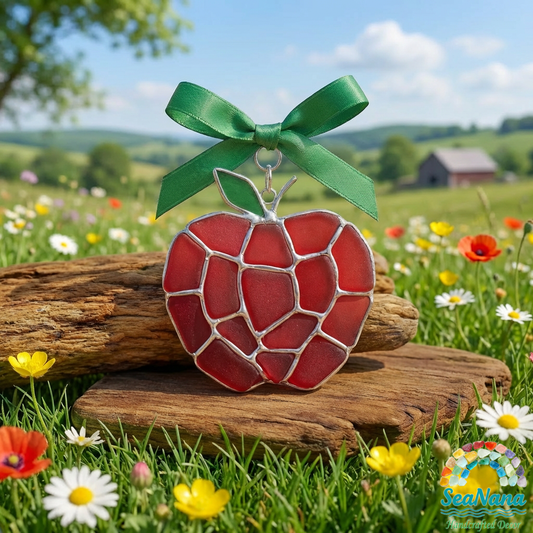 Handmade Glass Orchard Fruit Ornament 🍓