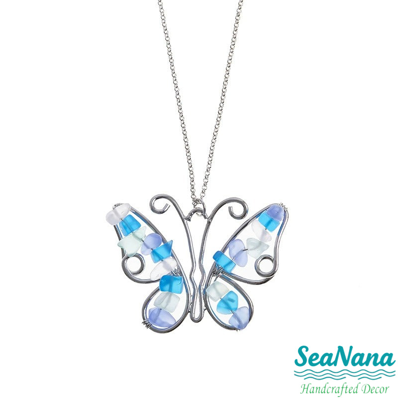 Colorful Sea Glass Necklaces