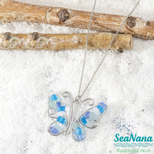 Colorful Sea Glass Necklaces