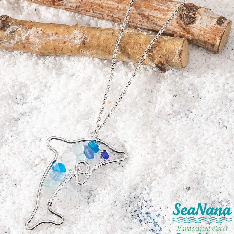 Colorful Sea Glass Necklaces