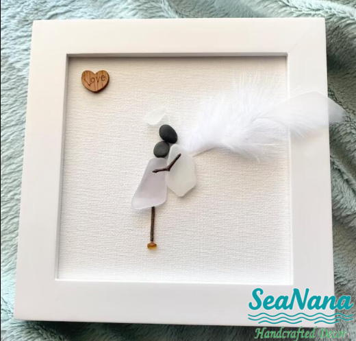 🎁2022💘Memorial Gift Sorry for your loss Gift Sea Glass Art Sympathy Gift